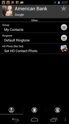 Screenshot of the application RocketDial Windows Phone Theme - #3