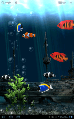 Screenshot of the application Aquarium Free Live Wallpaper - #2