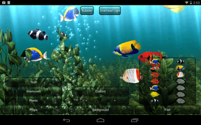 Screenshot of the application Aquarium Free Live Wallpaper - #4