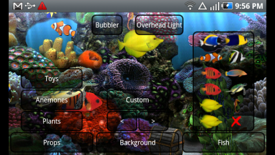 Screenshot of the application Aquarium Free Live Wallpaper - #5