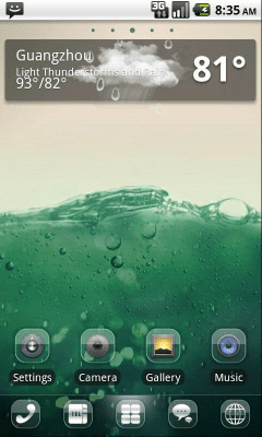 Screenshot of the application Clee2 Theme GO Launcher EX - #1