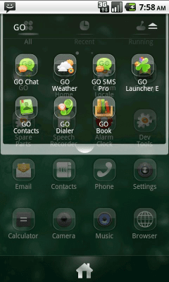 Screenshot of the application Clee2 Theme GO Launcher EX - #7