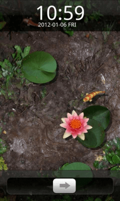 Screenshot of the application GO Locker Lucky Fishpond Theme - #3