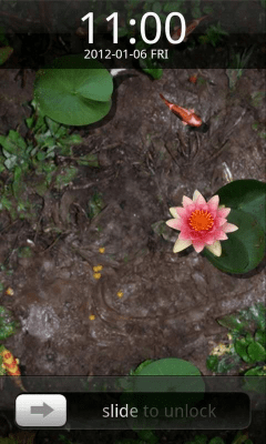 Screenshot of the application GO Locker Lucky Fishpond Theme - #4