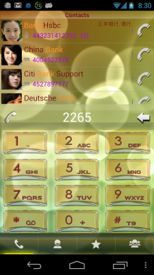 Screenshot of the application RocketDial Perfume Theme - #1