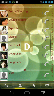 Screenshot of the application RocketDial Perfume Theme - #2