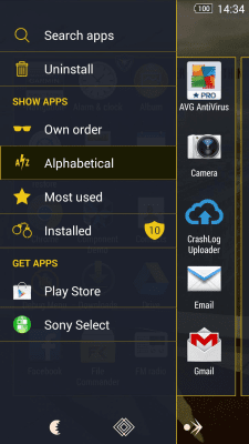 Screenshot of the application XPERIA Powers Theme - #3