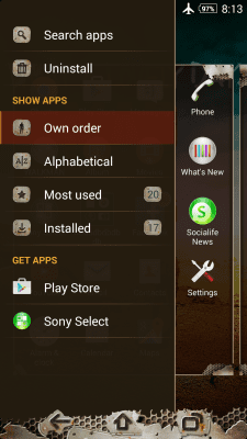 Screenshot of the application XPERIA Mad Max Theme - #2
