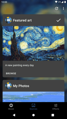 Screenshot of the application Muzei Live Wallpaper - #4