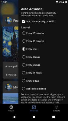 Screenshot of the application Muzei Live Wallpaper - #5