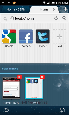 Screenshot of the application Starry Night Boat Theme - #4