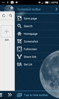 Screenshot of the application Starry Night Boat Theme - #6