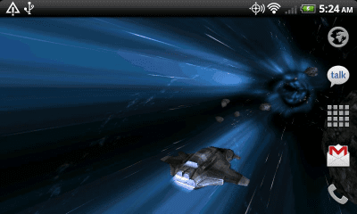 Screenshot of the application Jumpgate Free Live Wallpaper - #5