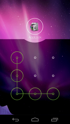 Screenshot of the application AppLock Theme Aurora - #2