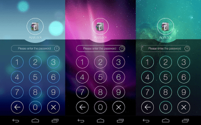 Screenshot of the application AppLock Theme Aurora - #4