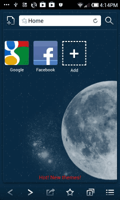 Screenshot of the application Starry Night Boat Mini Theme - #1