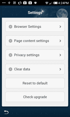 Screenshot of the application Starry Night Boat Mini Theme - #7