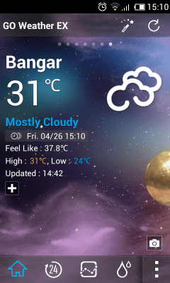 Screenshot of the application Glittering Stars Reward Theme - #3