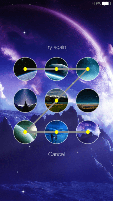Screenshot of the application Stars live wallpaper locker - #3