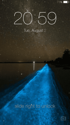 Screenshot of the application Stars live wallpaper locker - #5