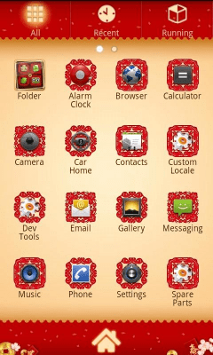 Screenshot of the application Festival Theme GO Launcher EX - #6