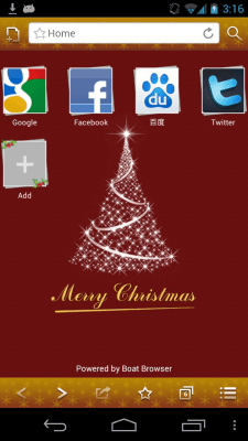 Screenshot of the application Christmas Boat Mini Theme - #1