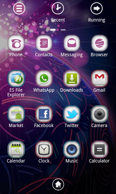 Screenshot of the application WIDE Theme GO Launcher EX - #2