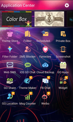 Screenshot of the application WIDE Theme GO Launcher EX - #6