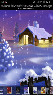 Screenshot of the application Christmas Wallpaper - #1