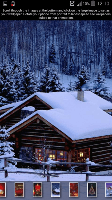 Screenshot of the application Christmas Wallpaper - #3