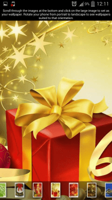 Screenshot of the application Christmas Wallpaper - #6