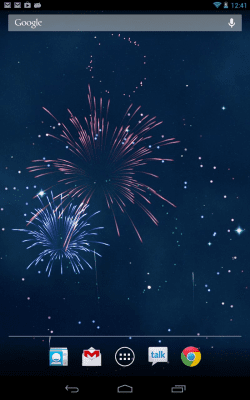 Screenshot of the application KF Fireworks Live Wallpaper - #1