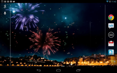 Screenshot of the application KF Fireworks Live Wallpaper - #4