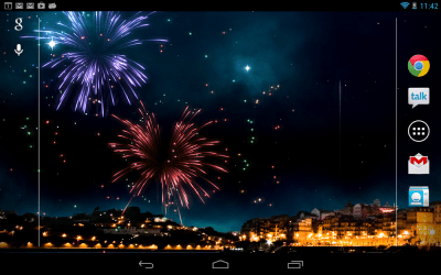 Screenshot of the application KF Fireworks Live Wallpaper - #6