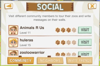 Screenshot of the application Zoo Story - #4