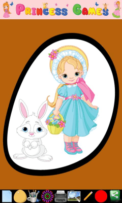 Screenshot of the application Decorating Easter eggs - #5