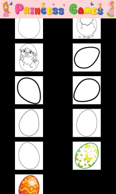 Screenshot of the application Decorating Easter eggs - #6