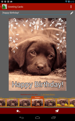 Screenshot of the application Best Greeting Cards HD - #2