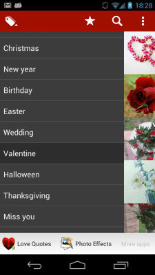 Screenshot of the application Best Greeting Cards HD - #4