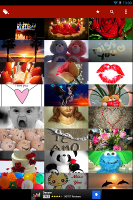 Screenshot of the application Best Greeting Cards HD - #5