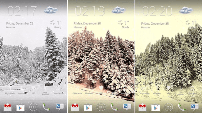 Screenshot of the application Snowfall 360° Free - #1