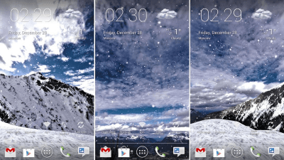 Screenshot of the application Snowfall 360° Free - #2