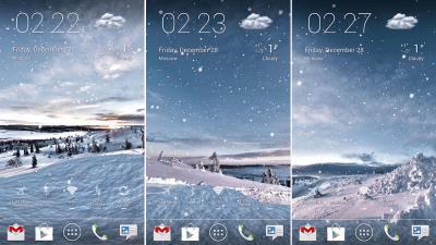 Screenshot of the application Snowfall 360° Free - #3