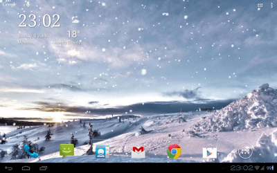 Screenshot of the application Snowfall 360° Free - #9