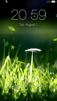 Screenshot of the application Spring live wallpaper lock - #6