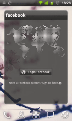 Screenshot of the application GOWidget Theme - Transparency - #4