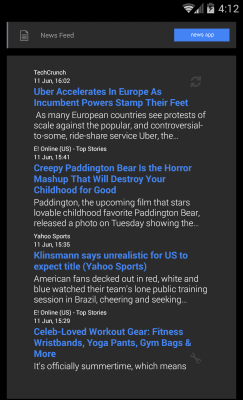 Screenshot of the application MYCOLORSCREEN Tornado Theme - #3
