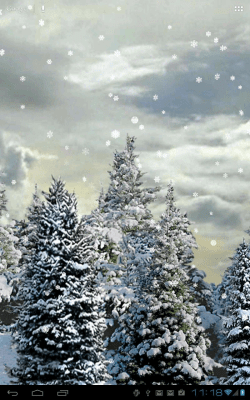 Screenshot of the application Snowfall Free Live Wallpaper - #1