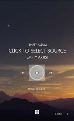 Screenshot of the application MYCOLORSCREEN Minimal Mountain Theme - #4