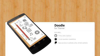 Screenshot of the application MYCOLORSCREEN Doodle Theme - #1